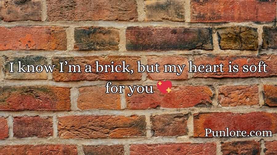 Brick Pick Up Lines