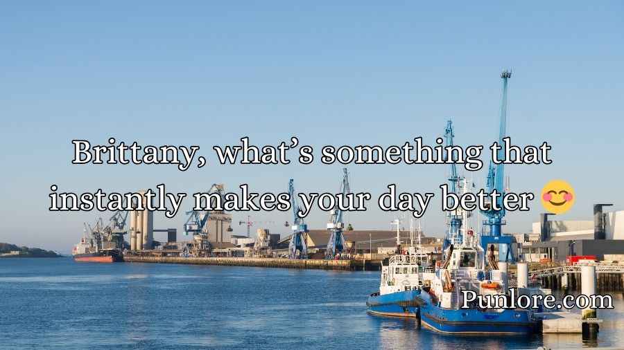 Brittany Pickup Lines