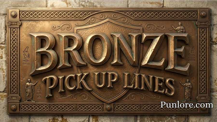 Bronze Pick Up Lines