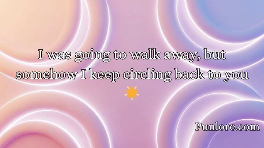 Circular Pick Up Lines