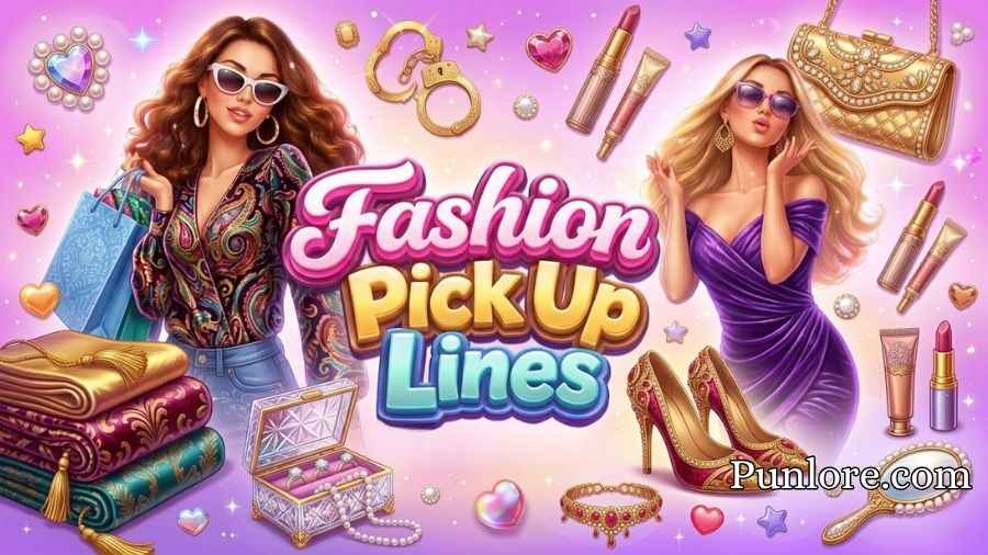 Fashion Pick Up Lines