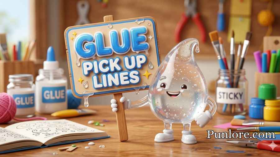 Glue Pick Up Lines