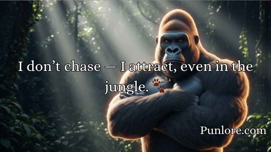 Gorilla Pick Up Lines