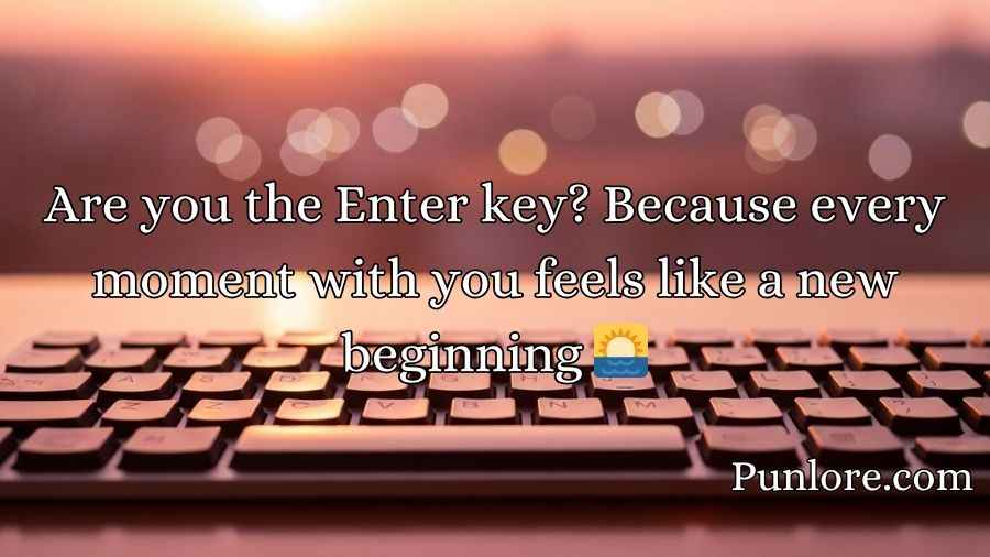 Keyboard Pickup Lines