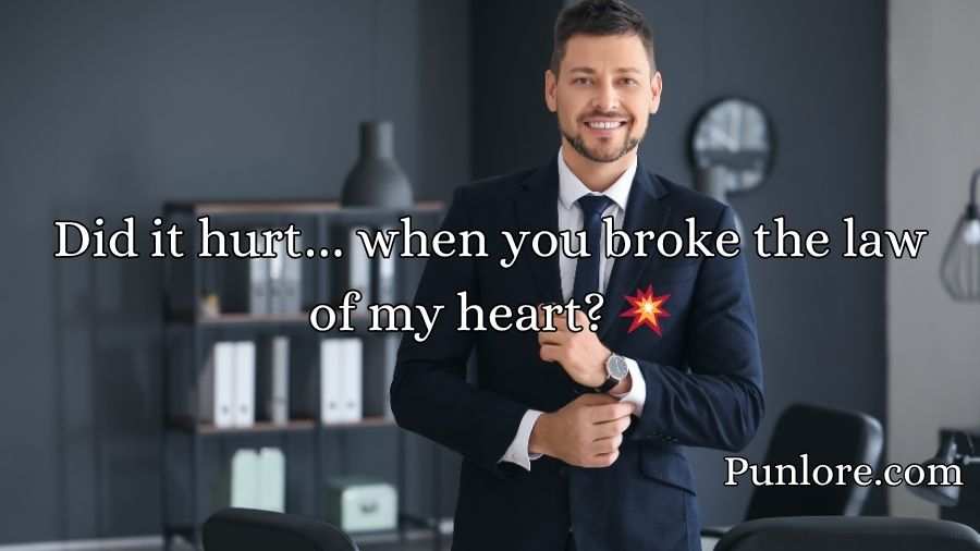 Lawyer Pick Up Lines