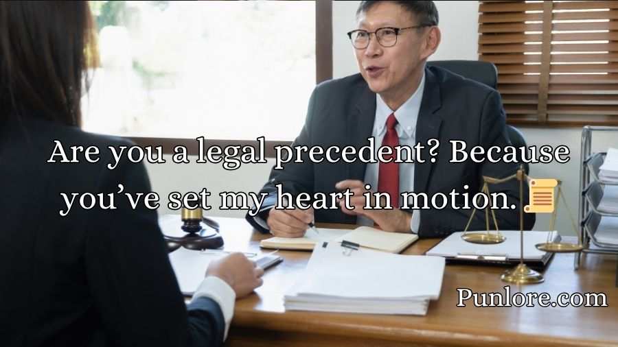 Lawyer Pick Up Lines