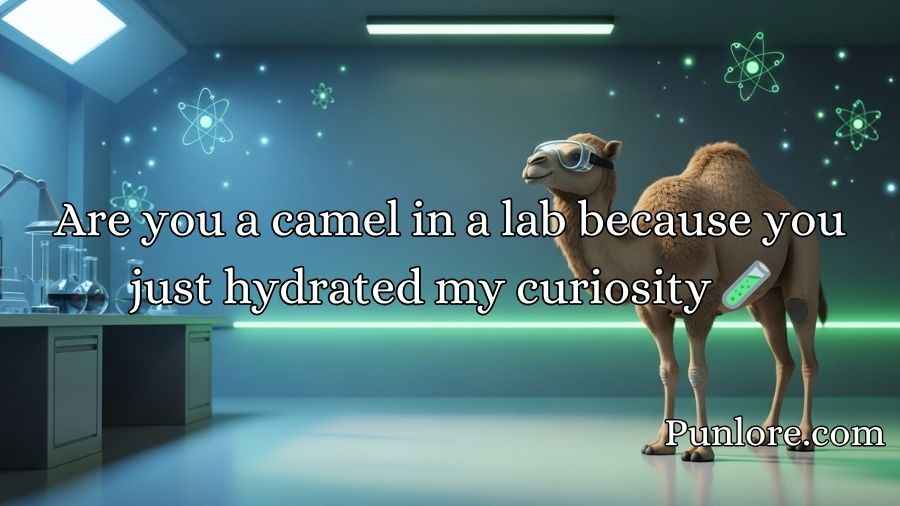Nerdy Camel Pick Up Lines