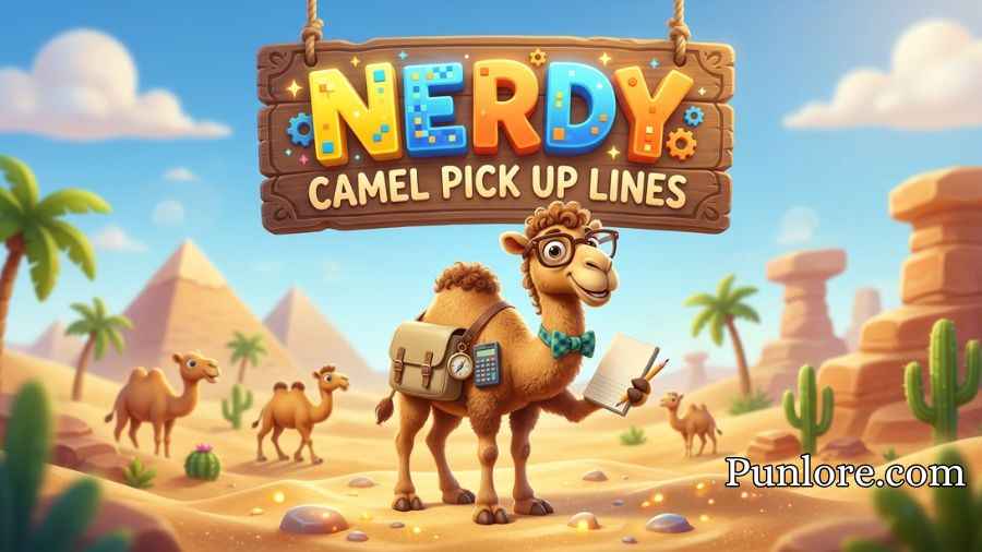 Nerdy Camel Pick Up Lines