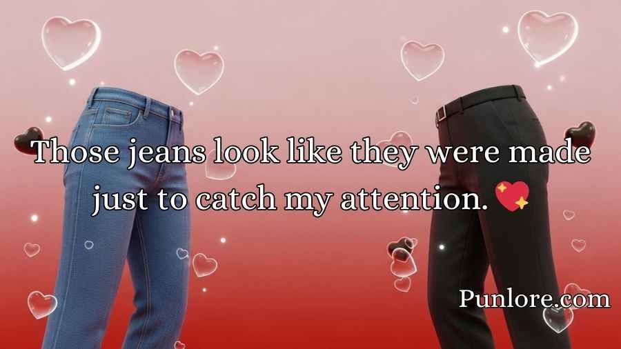 Pants Pick Up Lines