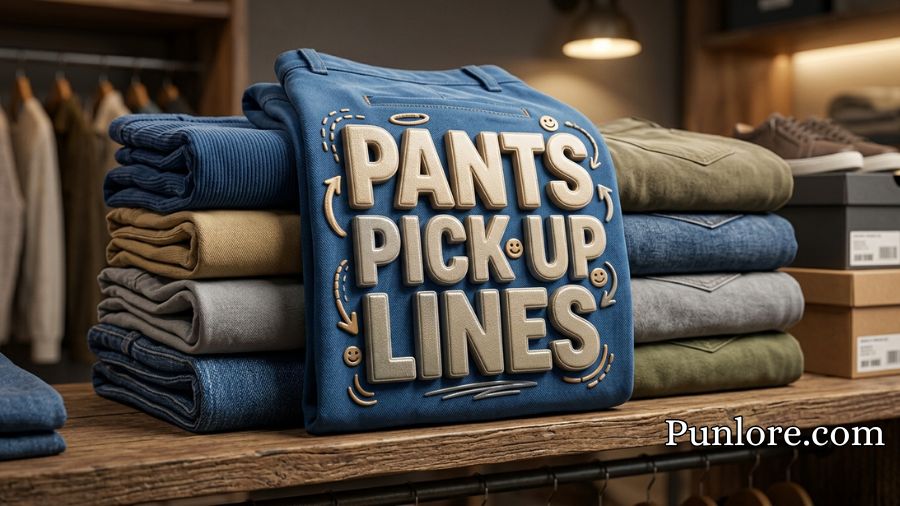 Pants Pick Up Lines