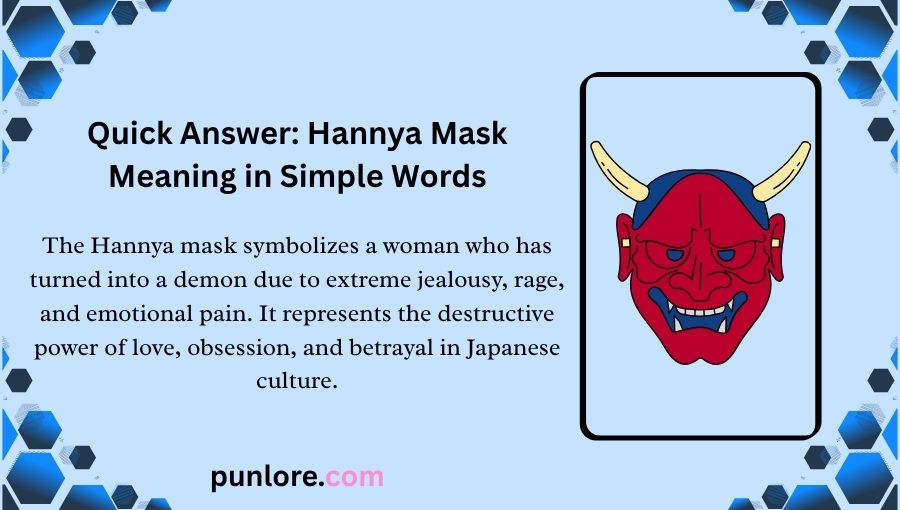 Hannya Mask Meaning
