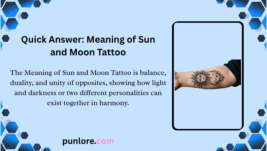 Meaning of Sun and Moon Tattoo