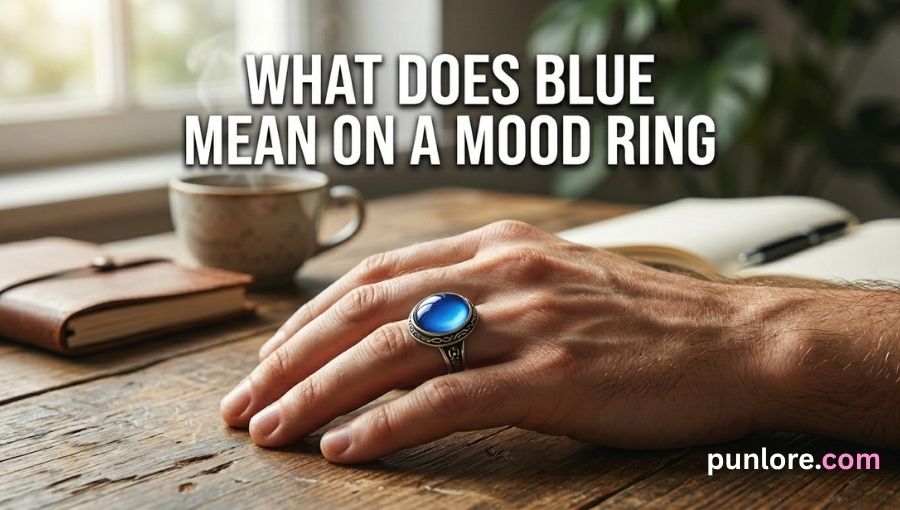 What Does Blue Mean on a Mood Ring