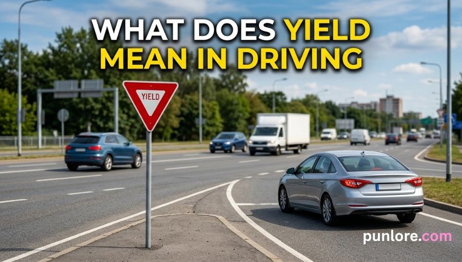 What Does Yield Mean in Driving