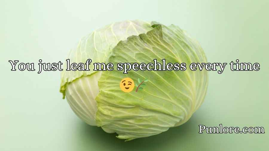 Cabbage Pick Up Lines
