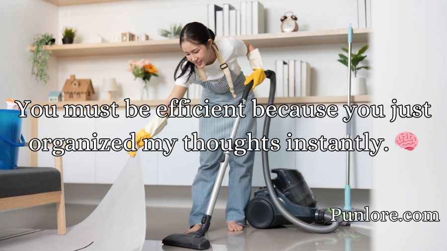Cleaning Pick Up Lines