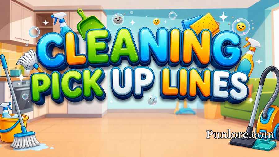 Cleaning Pick Up Lines