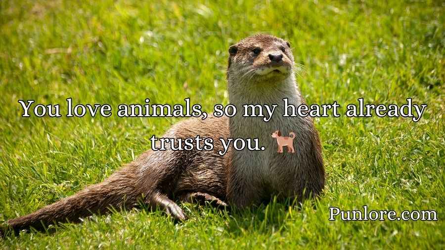Otter Pick Up Lines
