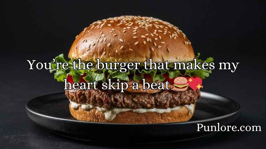 Sizzling Burger Pick-Up Lines