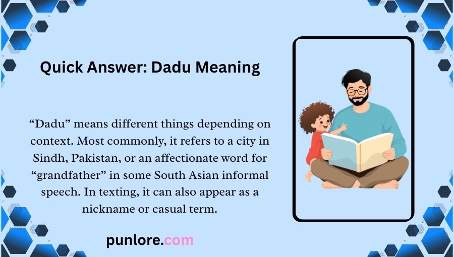 Dadu Meaning