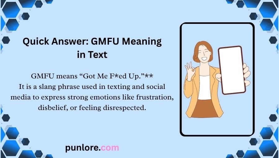GMFU Meaning in Text