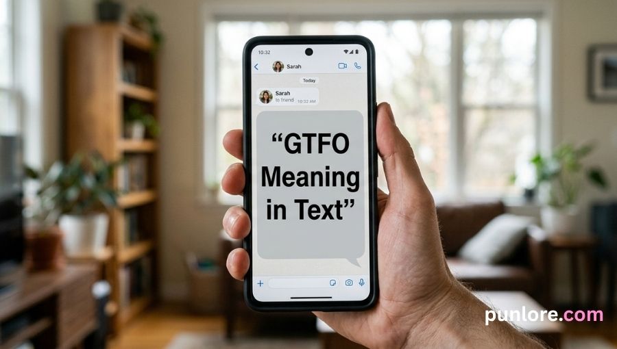 GTFO Meaning in Text