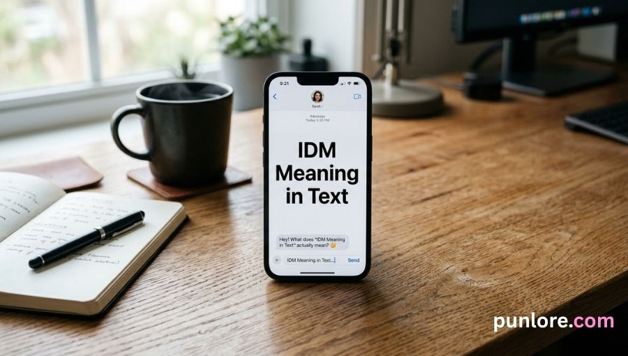 IDM Meaning in Text