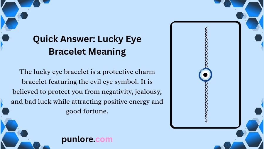 Lucky Eye Bracelet Meaning