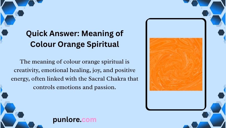 Meaning of Colour Orange Spiritual