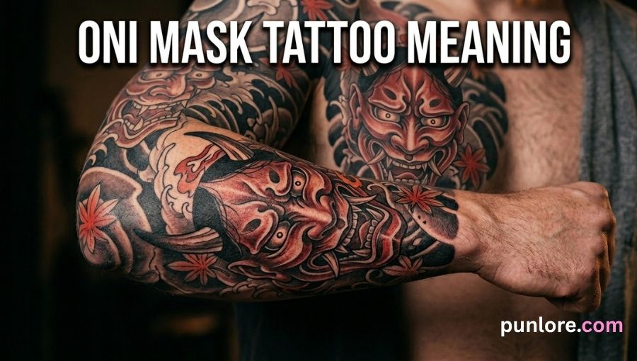 Oni Mask Tattoo Meaning