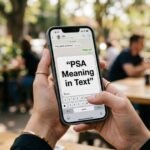 PSA Meaning in Text