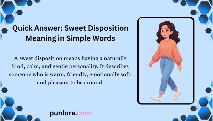 Sweet Disposition Meaning