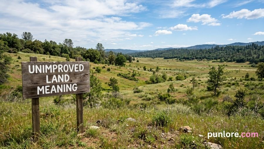 Unimproved Land Meaning