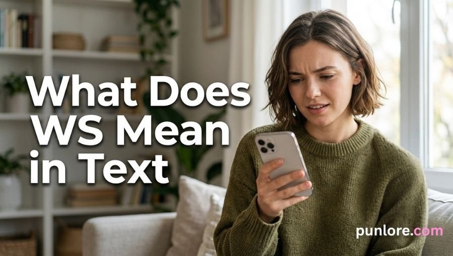 What Does WS Mean in Text