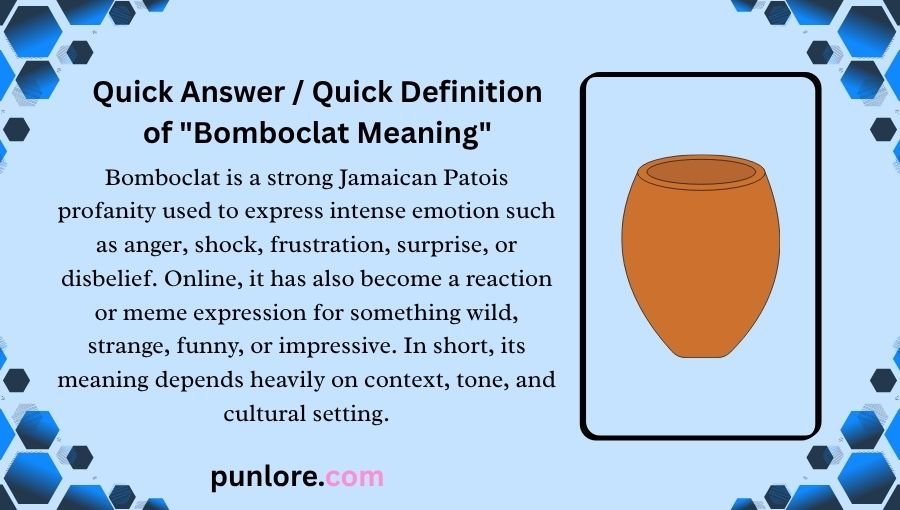Bomboclat Meaning