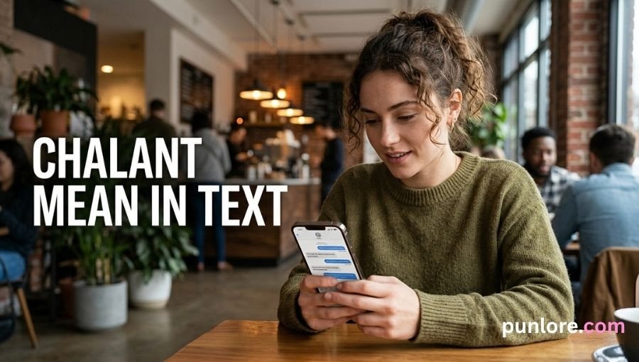 Chalant Mean in Text