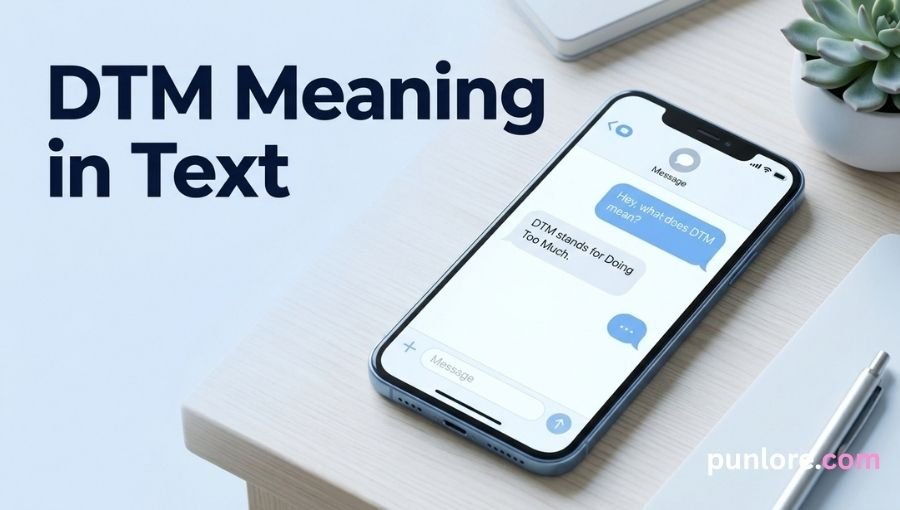 DTM Meaning in Text