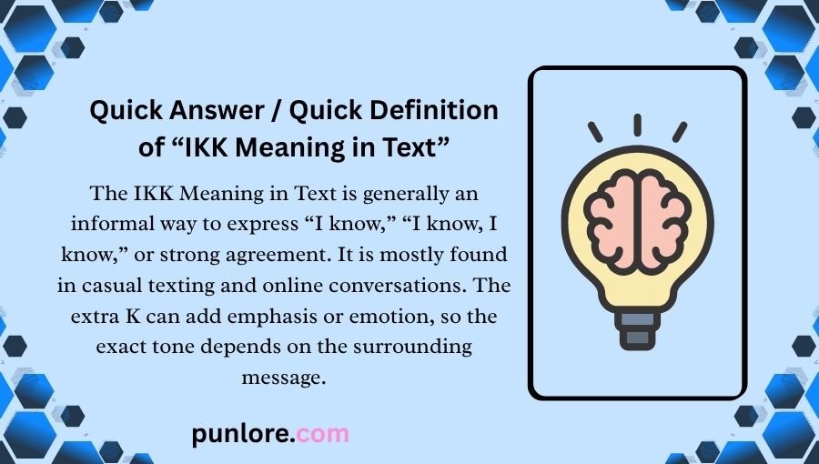 IKK Meaning in Text