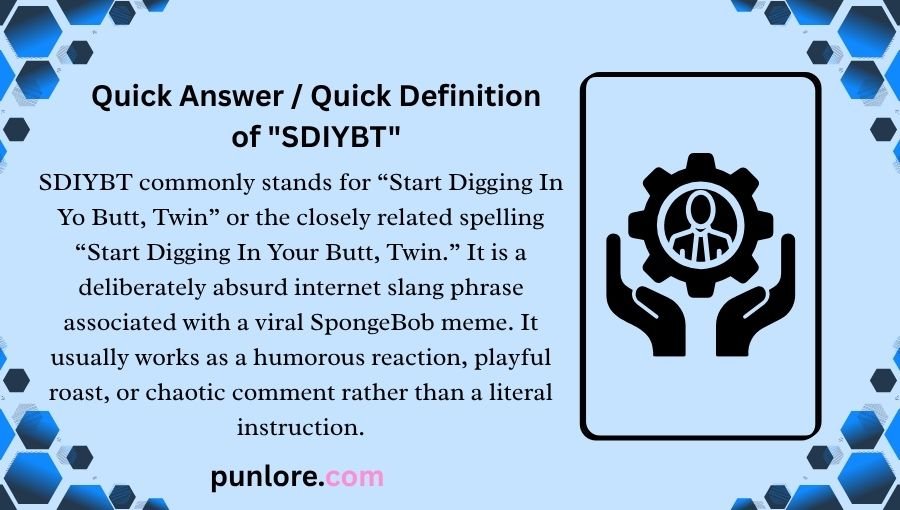 SDIYBT Meaning