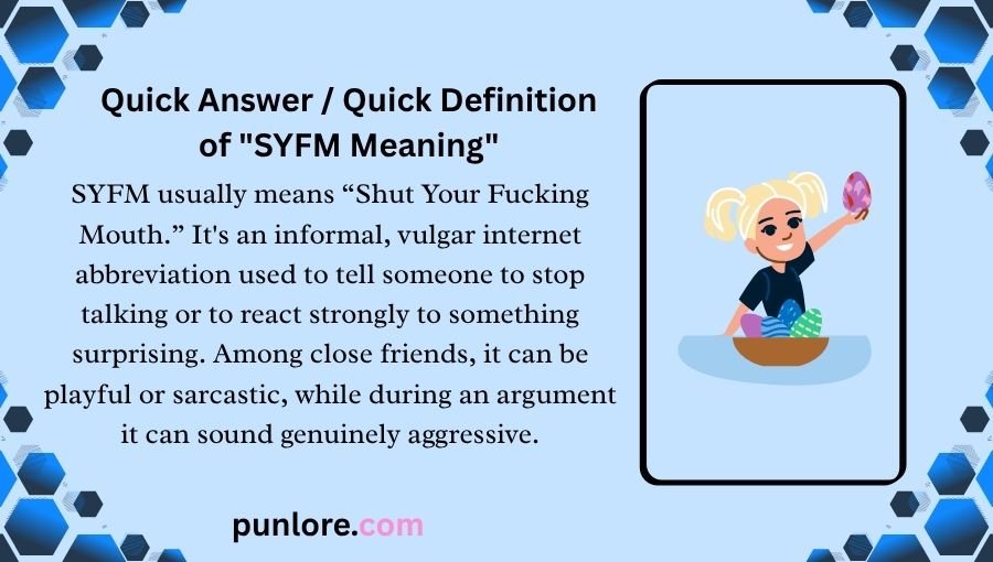 SYFM Meaning