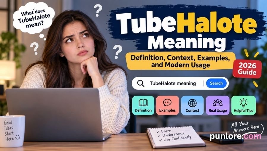 TubeHalote Meaning