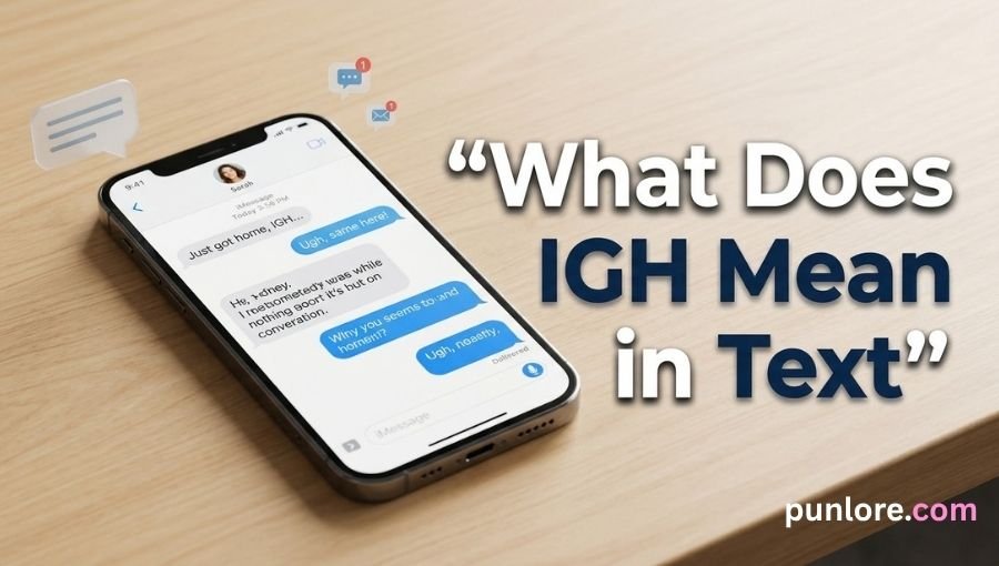 What Does IGH Mean in Text