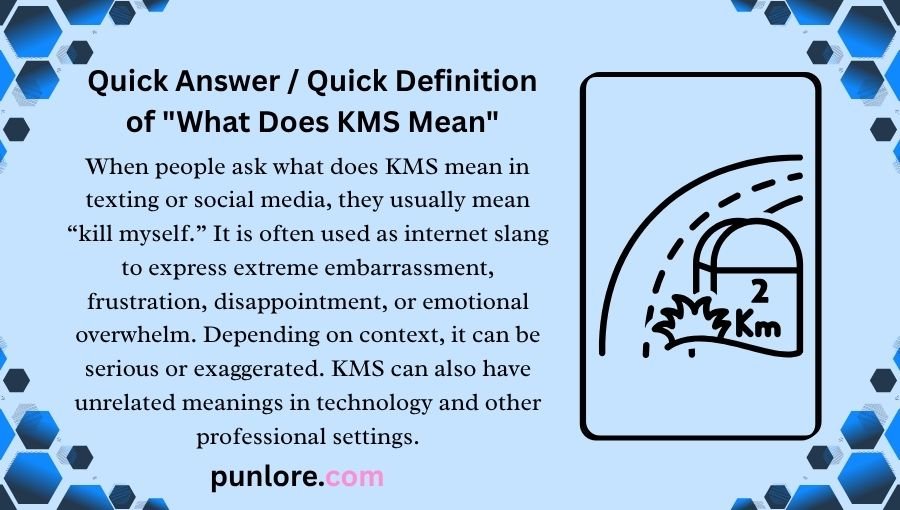 What Does KMS Mean