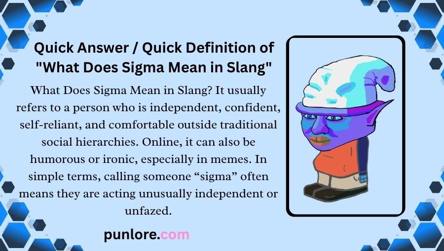 What Does Sigma Mean in Slang