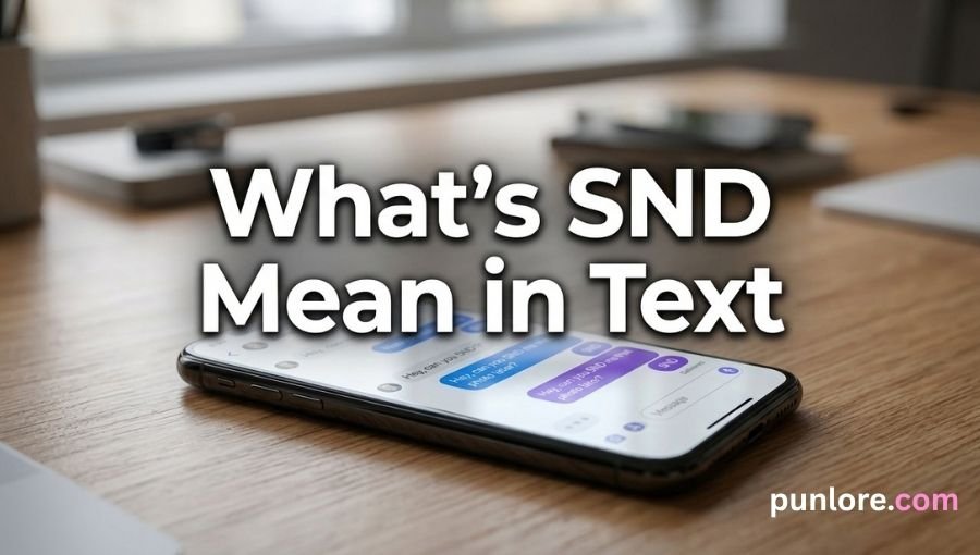 What’s SND Mean in Text