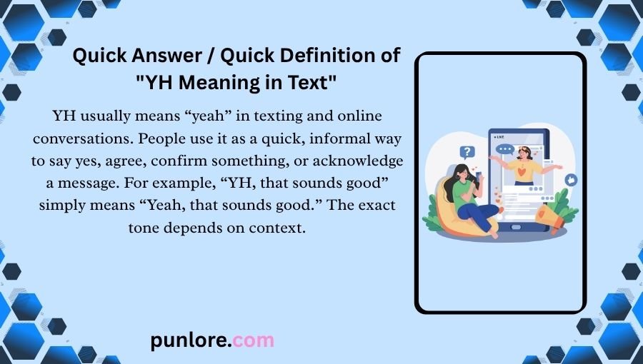 YH Meaning in Text