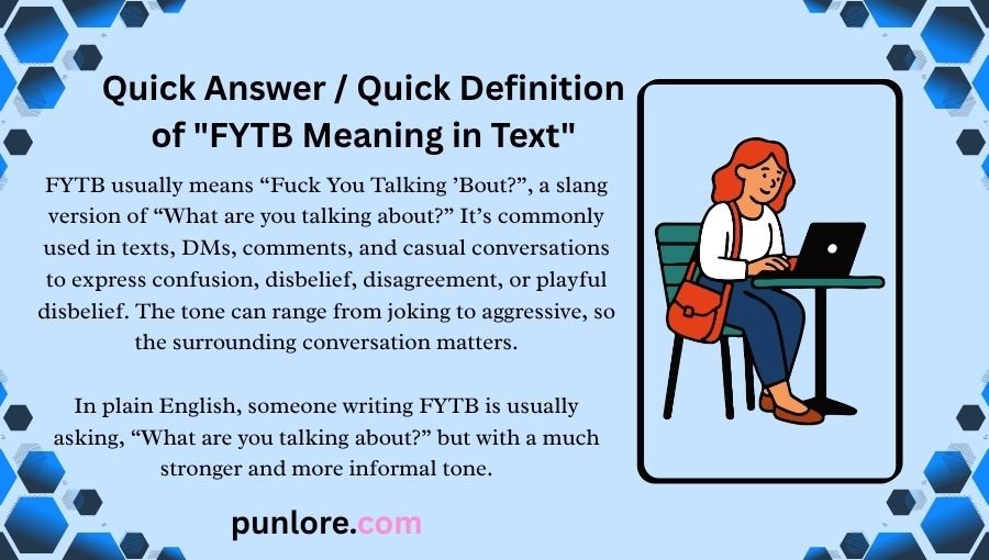 FYTB Meaning in Text