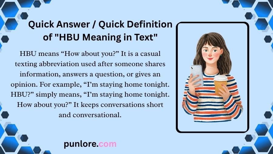 HBU Meaning in Text