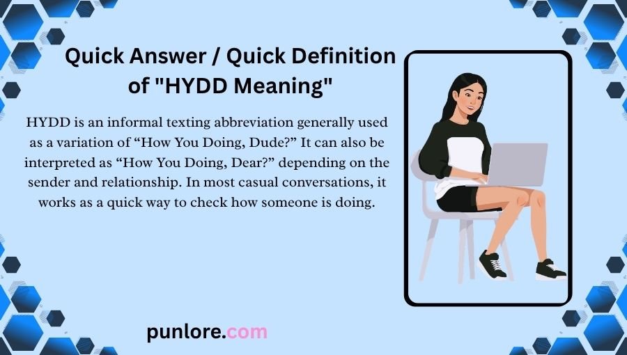 HYDD Meaning