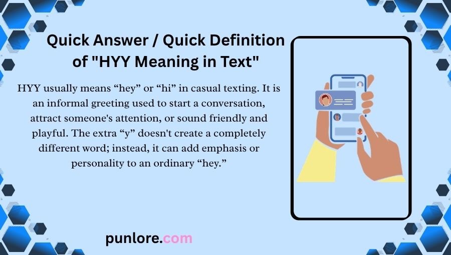 HYY Meaning in Text